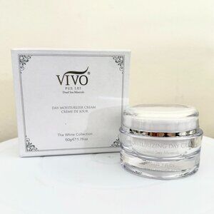 Vivo Per Lei Day Moisturizer Cream Dead Sea Minerals 50g White Collection